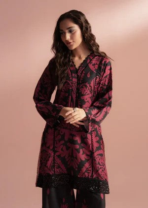 Velvet Noir – AFSANA 2 Piece Digital Printed Lawn Co-Ord Set