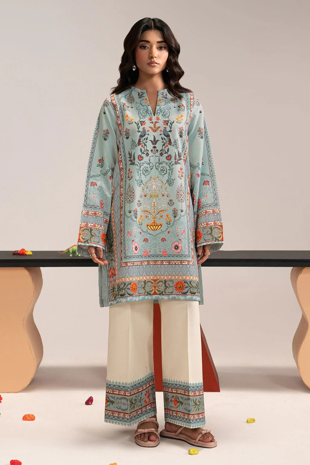 Garden Whisper – AFSANA 2 Piece Digital Printed Lawn Co-Ord Set
