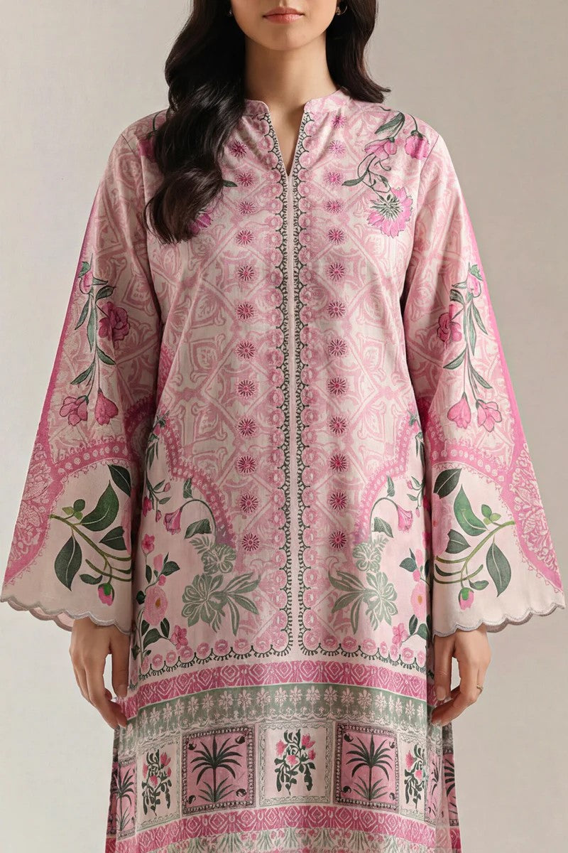 Blossom Blush – AFSANA 2 Piece Digital Printed Lawn Co-Ord Set