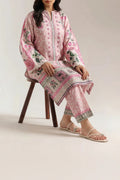 Blossom Blush – AFSANA 2 Piece Digital Printed Lawn Co-Ord Set