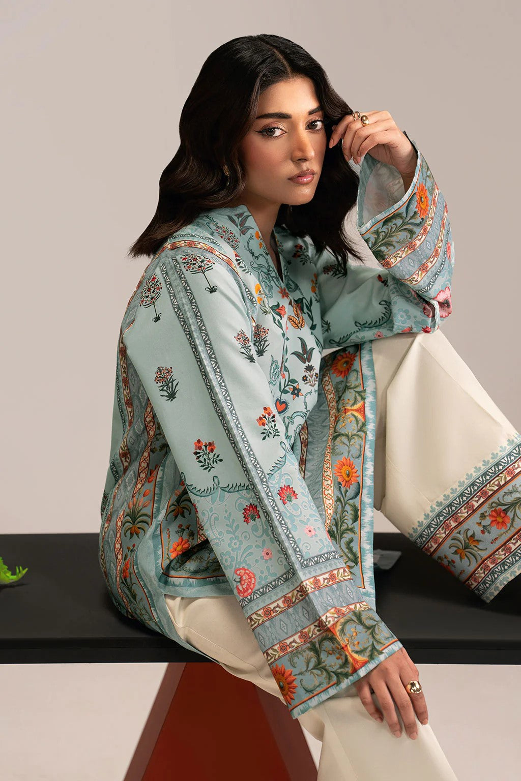 Garden Whisper – AFSANA 2 Piece Digital Printed Lawn Co-Ord Set