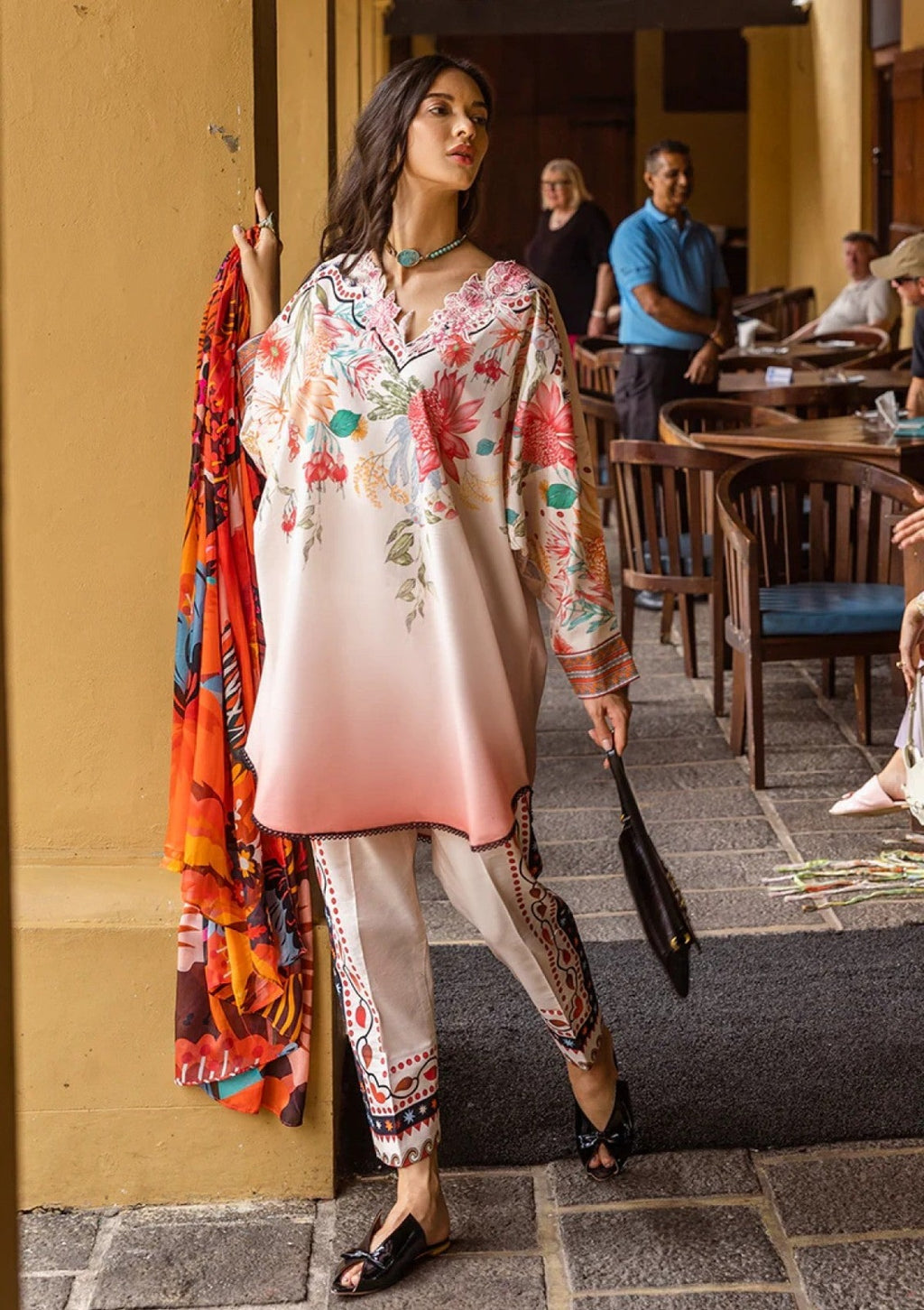 Blush Bloom  3-Piece Lawn Suit