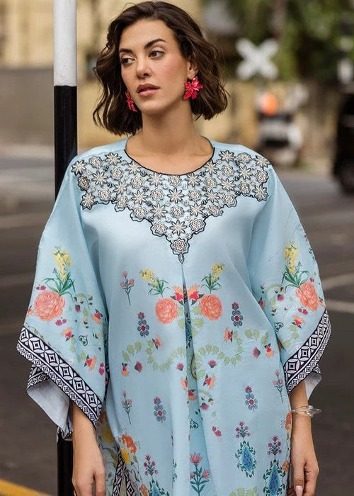 Azure Garden 3-Piece Lawn Suit